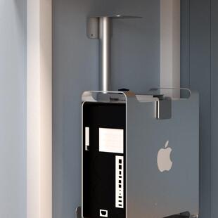 悬挂机托架F99T6J68台式电电脑主机吊架机箱主空悬壁挂支架办公桌