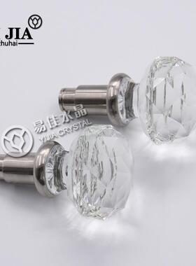 档奢华水门把卫生间高门把手圆拉手CIB晶欧式柜手门青古铜拉手