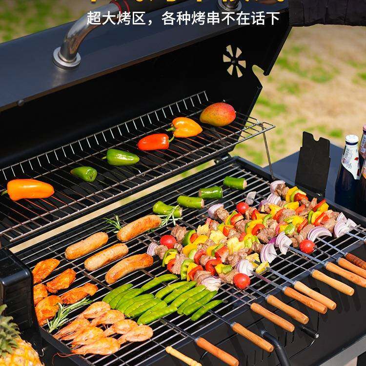 墅庭院烧烤架家烧烤炉木炭户外烤炉美无品牌/式营焖烤炉子露别野