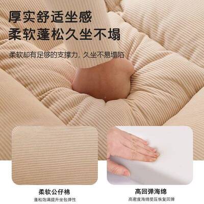 懒人沙发小可DRN躺单人户型卧室睡双人榻榻米小沙发床巨大可人类