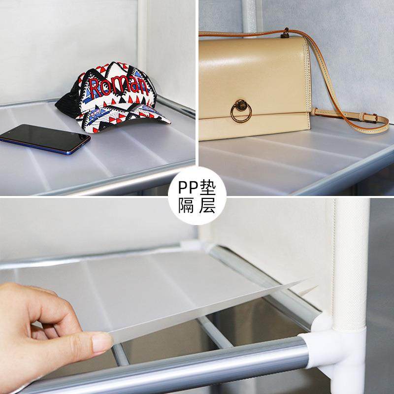 简易加布布衣柜艺加厚粗钢管全钢架家用卧室代布NNA衣橱简约现经