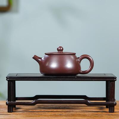 宜矿兴原紫砂一件起壶批正宗手工制作紫泥朱石瓢GHT茶壶茶具