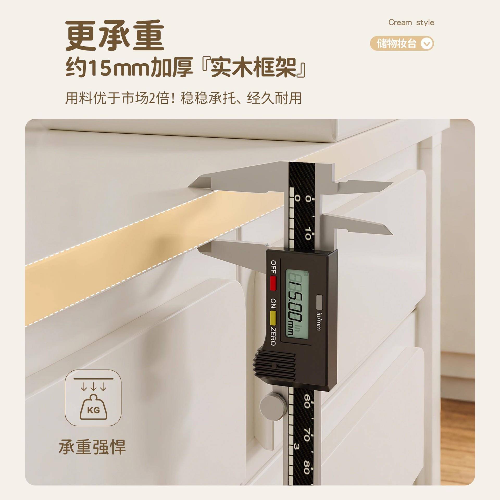 转角梳妆台柜一体卧缩室202斗新款实木床头HOP柜5l型半包围伸化妆