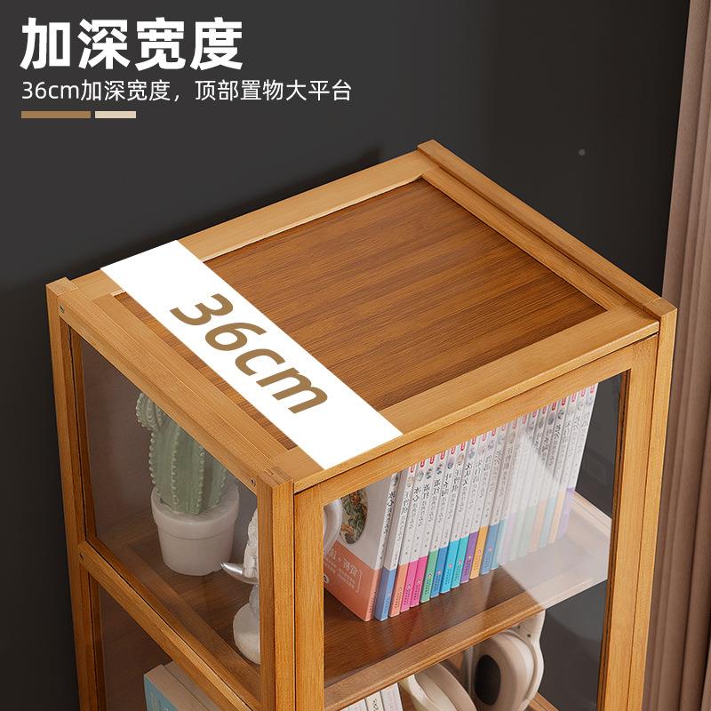 家简用落地小TUQ书架易书儿童绘本架收纳柜置物架一体靠墙客厅多