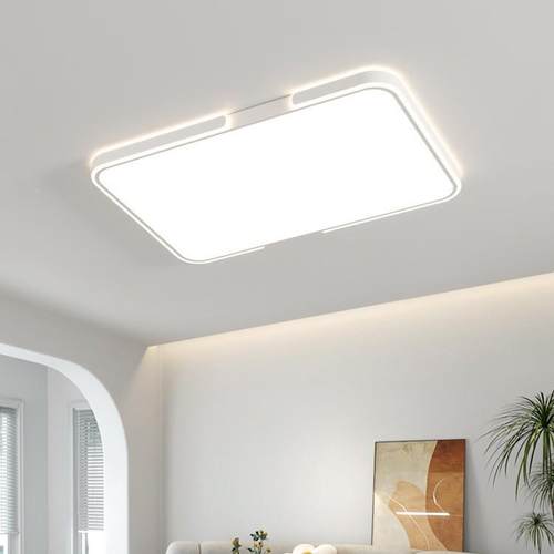 极简吸客厅顶护眼光谱2CAC025新款奶油风大气家灯用长方全形大厅