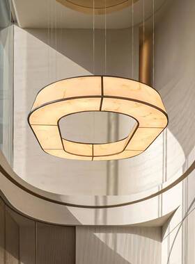 新中式酒方店tb-99814宴大堂吊灯餐厅会商厅场挑高前台上工程仿古