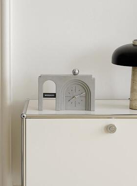 wozoom屋准桌面时摆件厅玄关创意摆客台式座居钟家电BHE视柜装钟