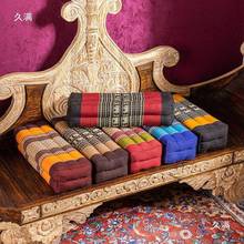 偏MFH硬枕头不塌陷国泰木棉颈枕椅座沙手发扶靠枕垫子长条抱枕护