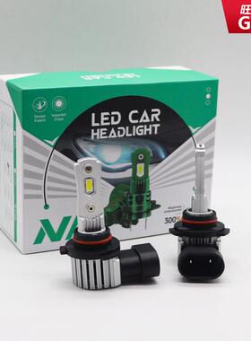 照通用直插506LED汽车大灯H7功率H4高H11前灯headli亮ght雾大灯灯