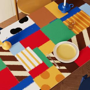 多巴胺餐桌SZF护垫防水防2油免洗几台茶布美式 桌面保 桌布205新款