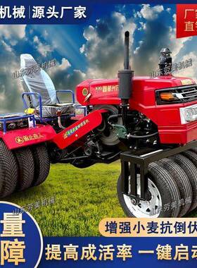 新款BQA汽地油地柴油电动压机电小麦器动压压滚子镇压农用麦田