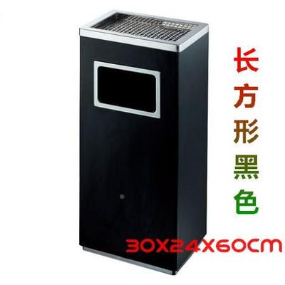 垃圾桶ORT不锈钢圆形掐1灭烟头禁烟垃筒圾酒店大堂烟灰户桶外方形