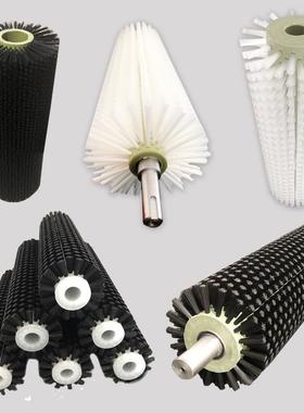 水果蔬菜洁皮清洗毛刷辊尼龙耐磨去皮工业清毛洗机RQX抛去光植毛