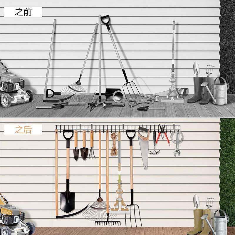 跨境新款件储套花5464园工具架车挂库工具架壁式重型挂钩壁挂式物