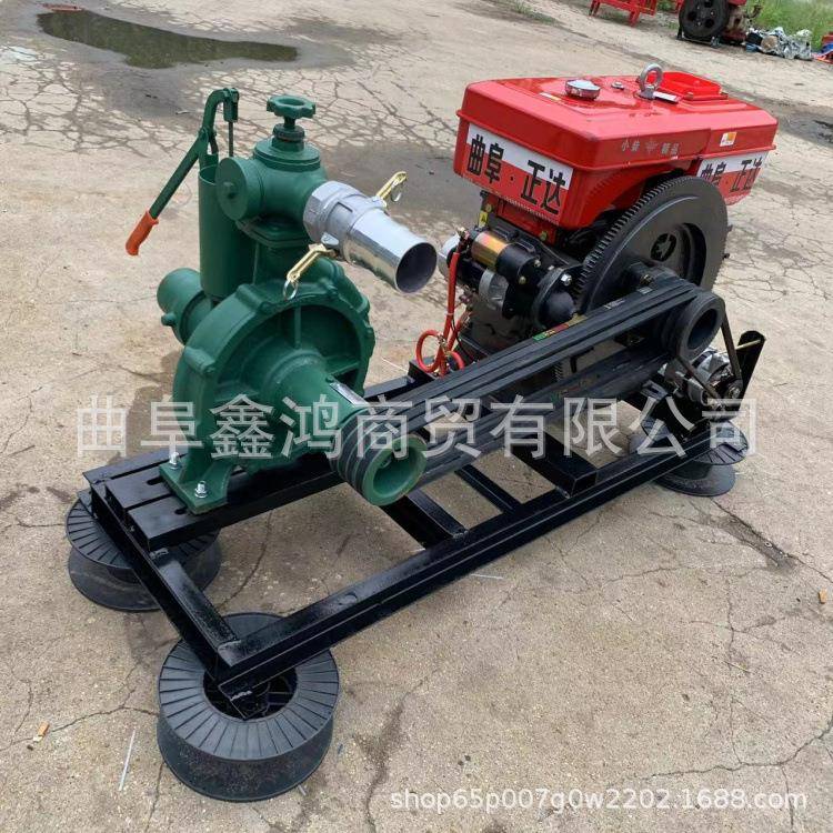 带动4高压泵马力柴油水泵寸可以带卷QEE盘5机的灌溉