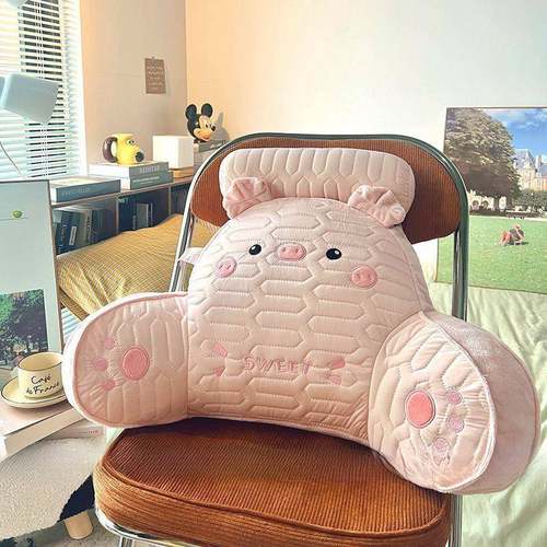 乳胶冰丝头靠垫软妇包护腰大靠背榻榻米靠枕孕发沙bY55XJkP抱枕床