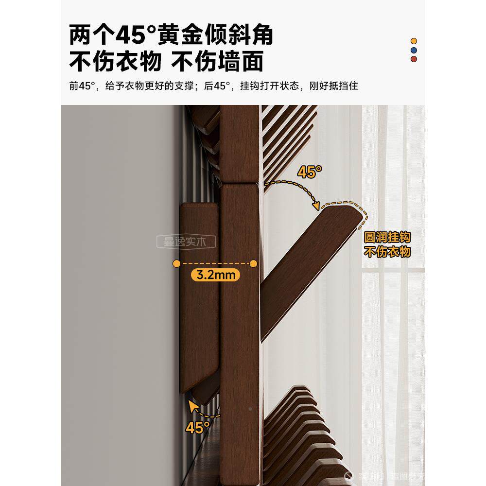 ?曼逸实琴木钢键玄挂衣架一体衣帽架入户口关门墙上洞洞板置钢琴
