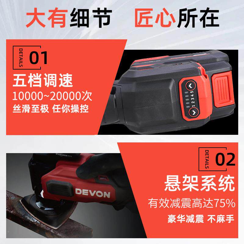 5951充电式万用宝锂工木打切割机修边机多226功电能工具20磨V
