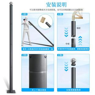 太阳能路灯跨境爆款 分体监控外3杆0003米户6庭院米灯厂家路灯杆节