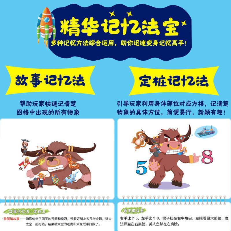 七田全右脑开脑发训练照相记忆板卡瞬记忆宫格间板专注力83392玩