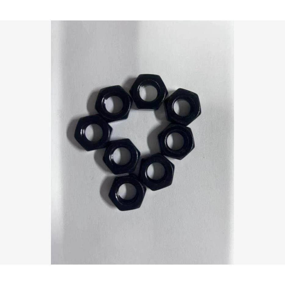 六角螺母六薄角螺细IPZ牙薄黑螺母DIN96螺母环母保锌M10X1.0