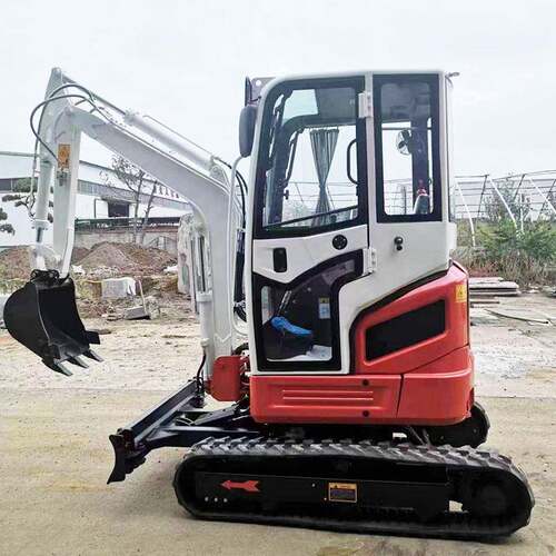 小挖型履带挖掘机封闭驾山驶室室微型机地JZL果园内工程农用小挖