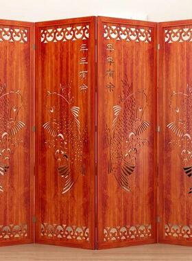 屏风隔断客折RFY厅叠移简约现代中式家复古办公室隔断墙卧动室遮