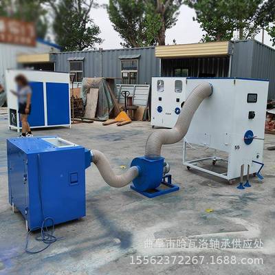 双头坐棉垫抱枕7576充机螺丝棉珍珠棉开松机再生棉公仔棉棉松机