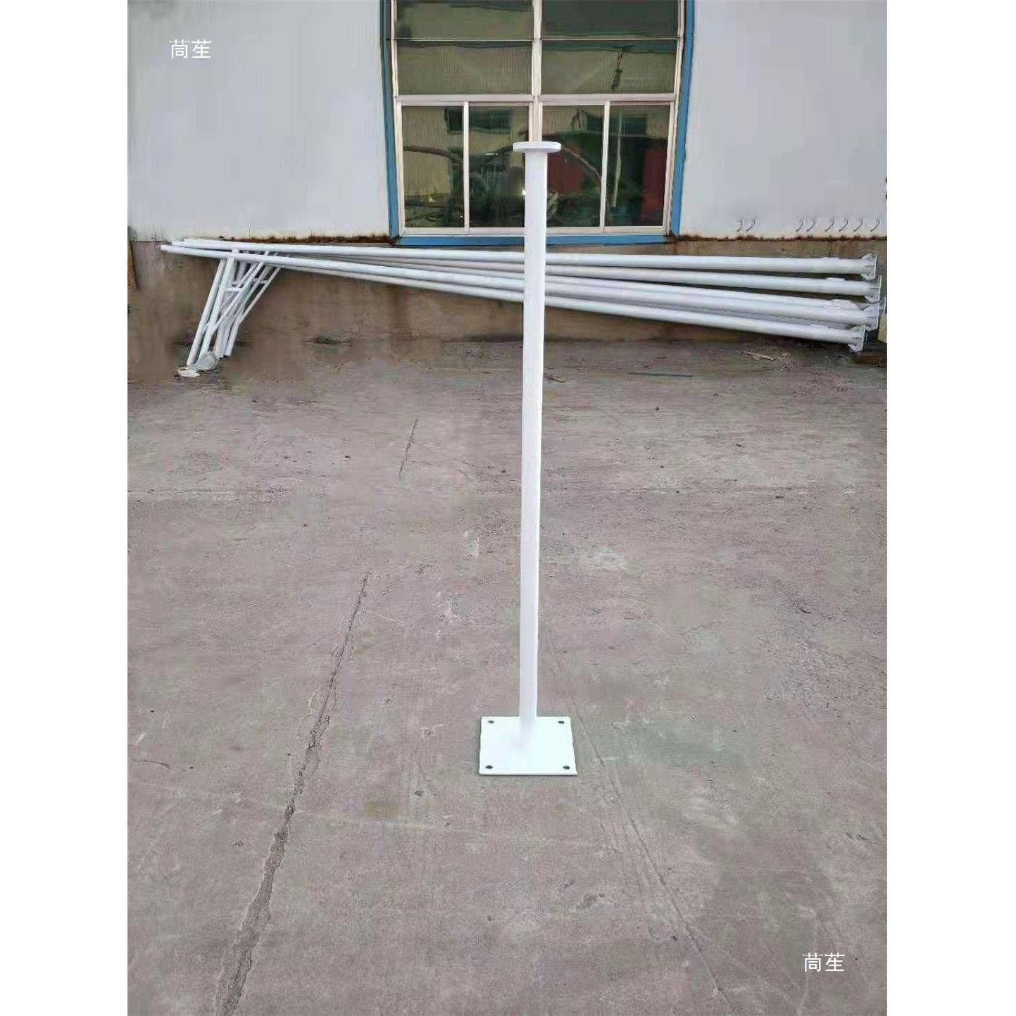 家烤用FOO风力发电机立立柱支架监控杆杆拉索展示架喷漆漆杆尺寸