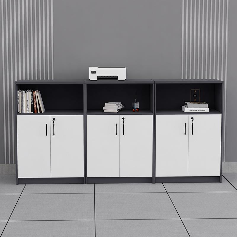 办公家具文01柜木质矮柜收纳公室储件物办柜柜家用落地柜打印机柜