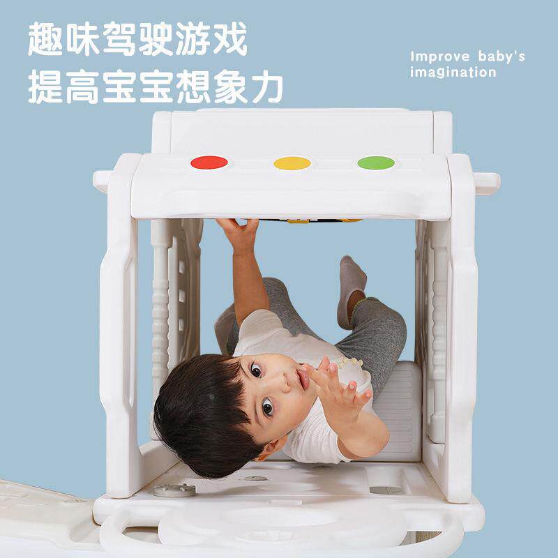 滑滑梯内韩版巴士宝宝室951汽车游用玩具宝宝大型秋千乐家园塑料