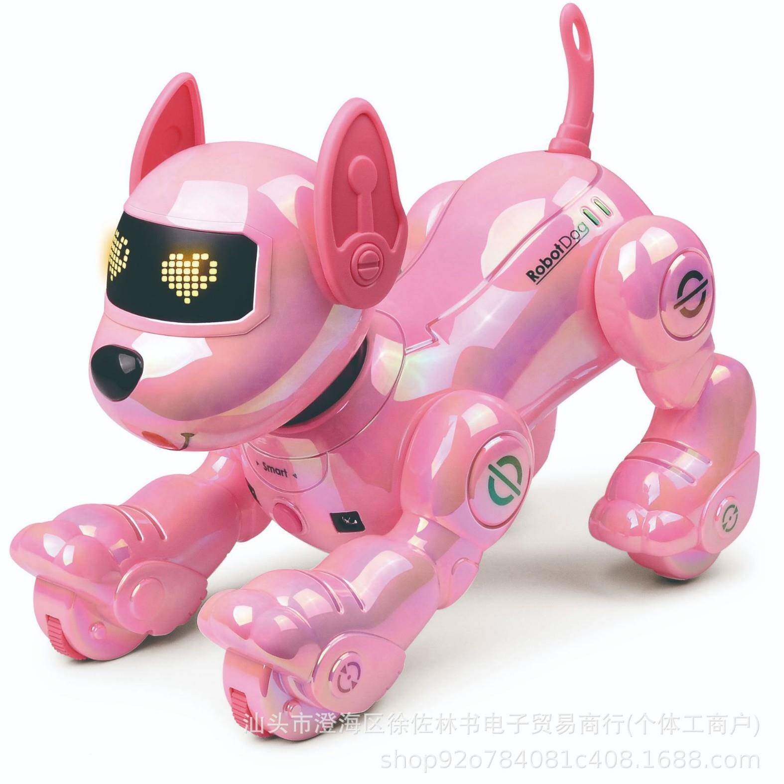 388智能语音对话电器狗触摸感应歌曲舞蹈编程机控遥益智充玩具跨