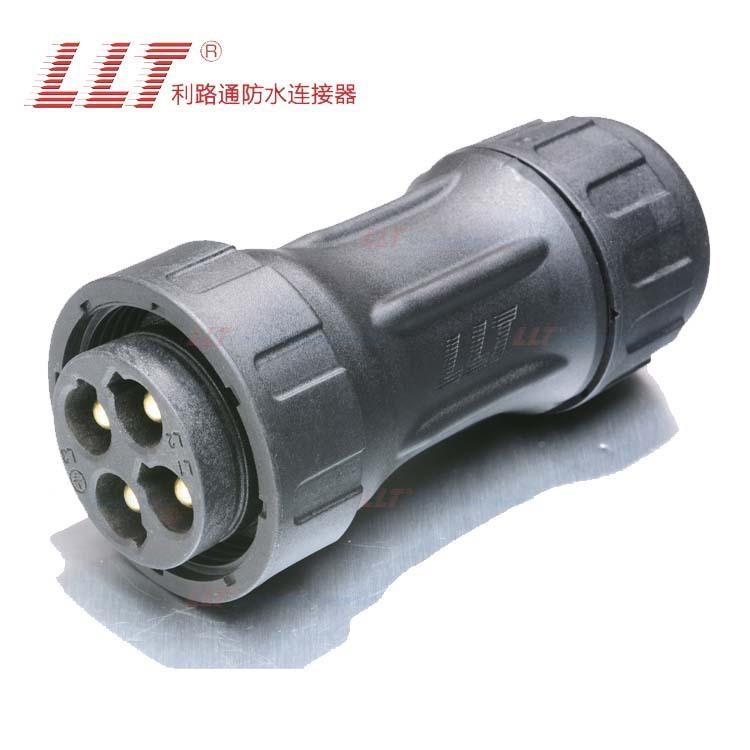 M45额P组装公母对接3式防水连接器螺丝锁线大型备LMG70设A定电流