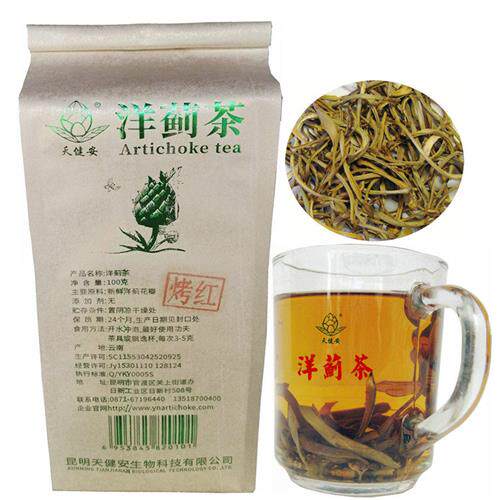洋蓟疏肝茶洋百荷叶茶北韩蓟花草茶 烤红茶100克清香甘甜舒肝清火