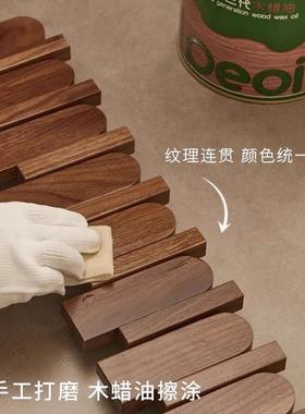 黑胡桃实钢琴键门挂户衣钩挂衣区挂钩免打孔进门木ORD口衣入帽架