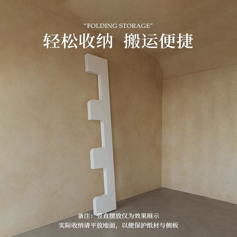 十纸展柜陈列货架展会展览护示肤品牌产八品样282品奖展示架伸缩