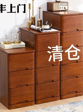 实木夹缝柜抽屉式收纳3柜0/40/5JMLS-3450cm边柜窄缝隙物头五斗储