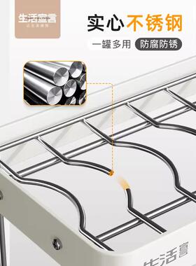 不钢碗锈碟收纳架抹布沥水碗盘架安子新款F97TT66H225多0功能置物