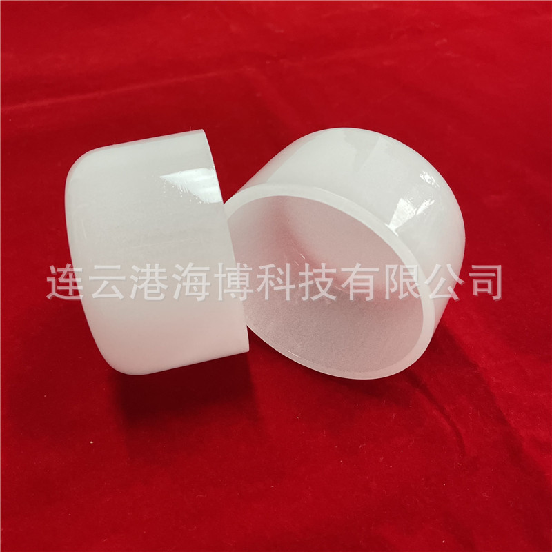 实验室乳白石英熔融坩埚耐高温