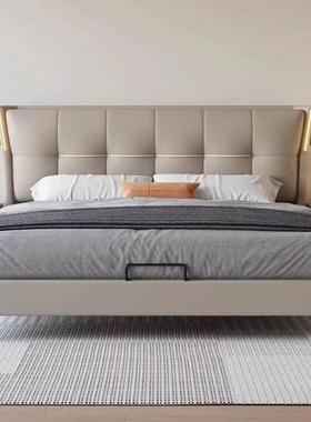 皮质床现包QXM代简轻奢意1.式5/1.8米皮约艺软主卧婚床卧室双人床