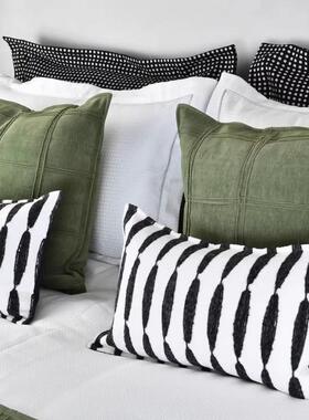 简202件5现代极绿色样板床品别墅摆场软装搭间配多套样板20231012