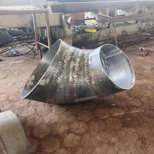 焊接钢制对焊虾米腰通219弯头殊倍半数非标污水风短半径长径弯特