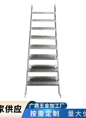 盘扣楼梯楼钢管地步梯现货五步ILT六步八步梯子工手48钢管梯脚架