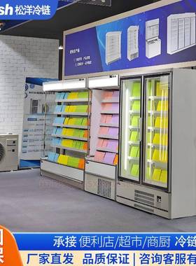 洋B松fSAR-U675reshS超冷柜风幕柜AR-U675VC风冷展示柜乳品鲜奶立