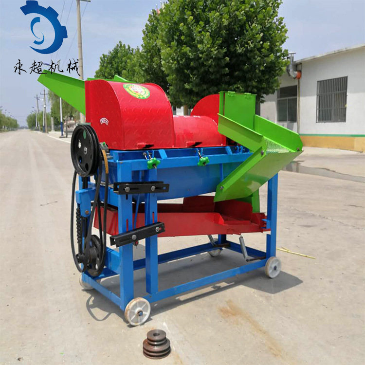 玉米大豆小型家用电柴两用脱粒机