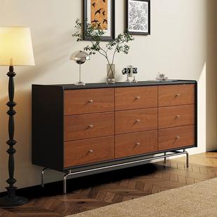 美式实木九柜卧室客厅斗卧床尾储物九格柜子YZ-G114-法主式六房间