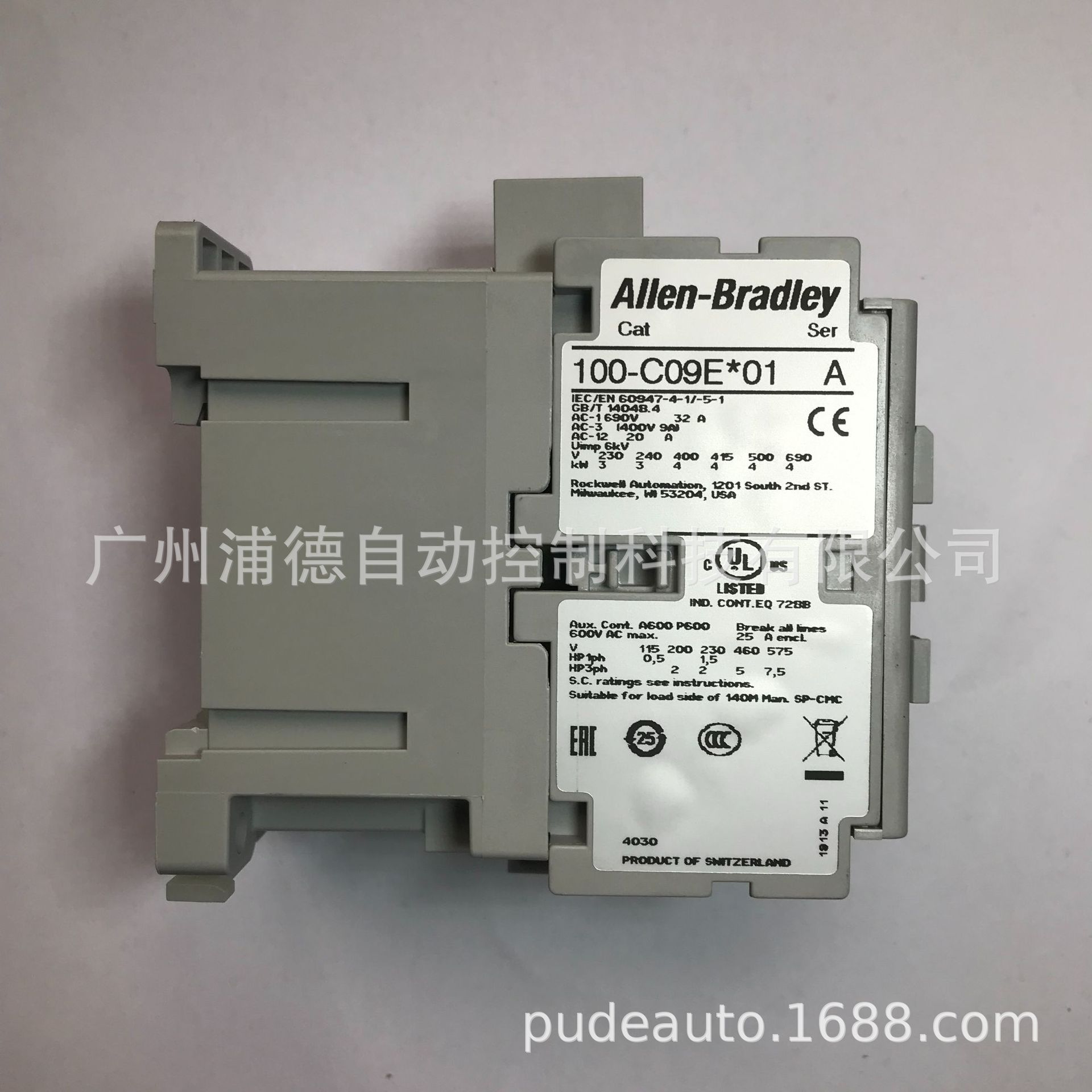 AB交流接触器100-C09E*01，100-C09EJ01原装现货24V