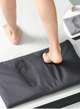 硅藻泥软垫吸脚AE101074垫干湿分离浴室卫水生间滑速干家用防地垫