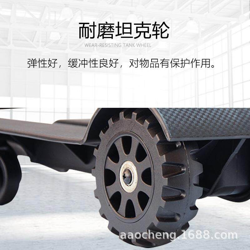 折行李车四易行叠李手拉车轮147拖车折叠静音轮小简型爬楼车