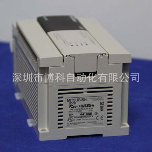 三菱可编FX3U-80M控制器FX3U-程80M0T/DSS三菱P LC晶体管型8个点